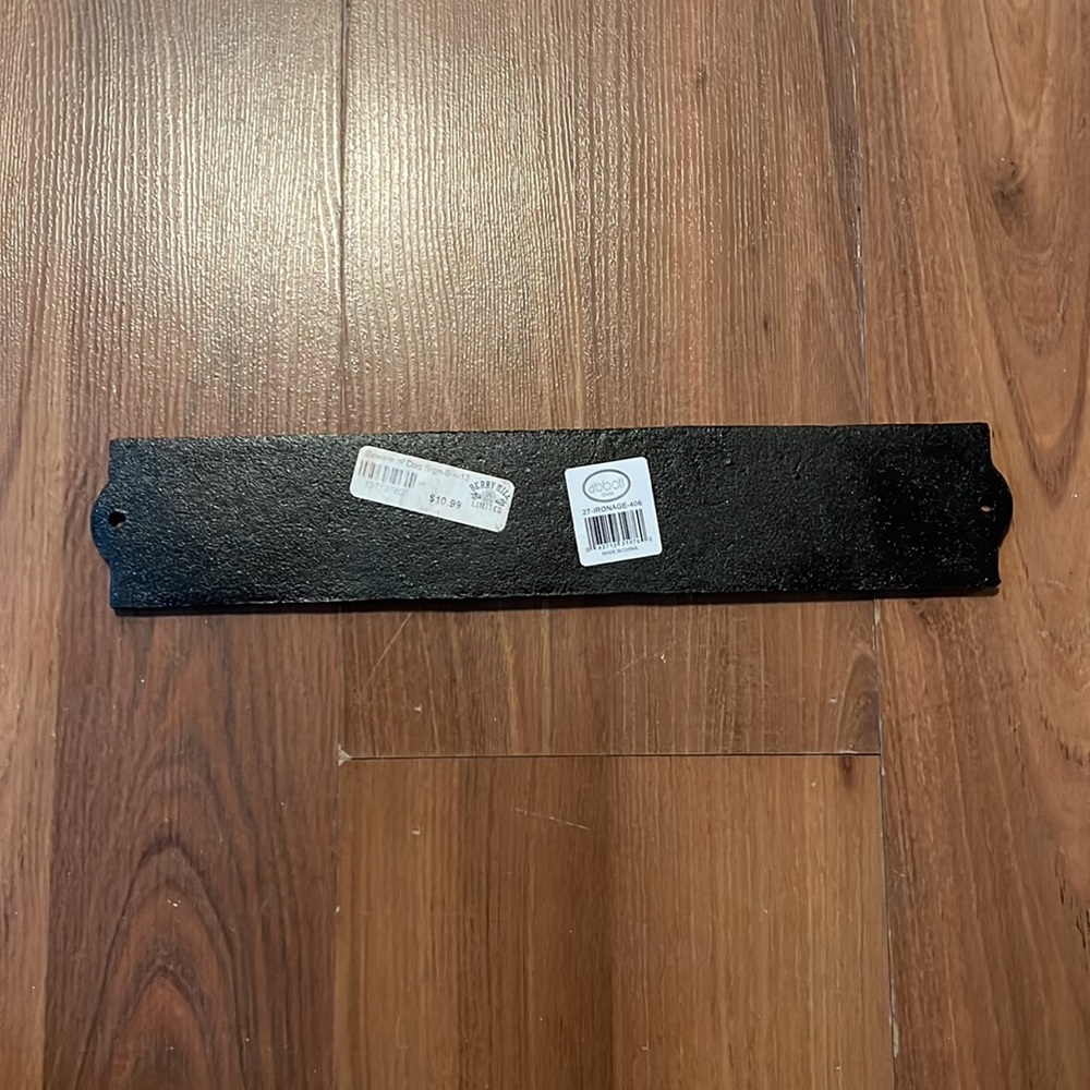 13” Iron Sign. - Picture 2 of 3